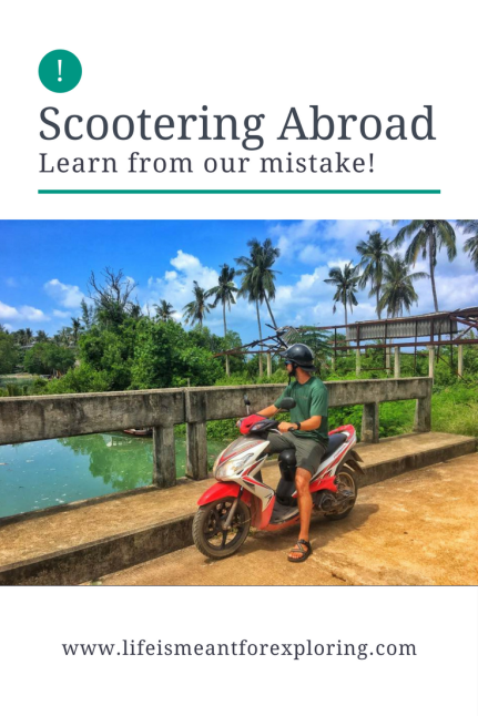 Pin to Pinterest to learn what mistake not to make when scootering abroad